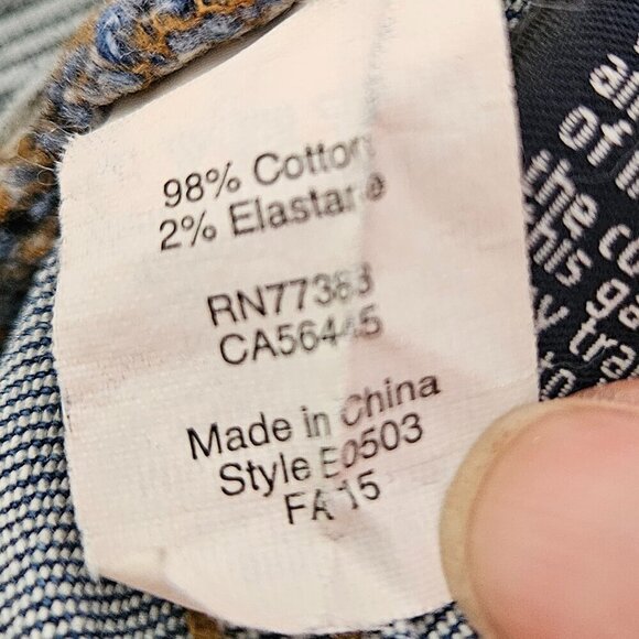 Madewell Perfect Fall Distressed Denim Raw Step Hem Jean 27 E0503 - Picture 9 of 10